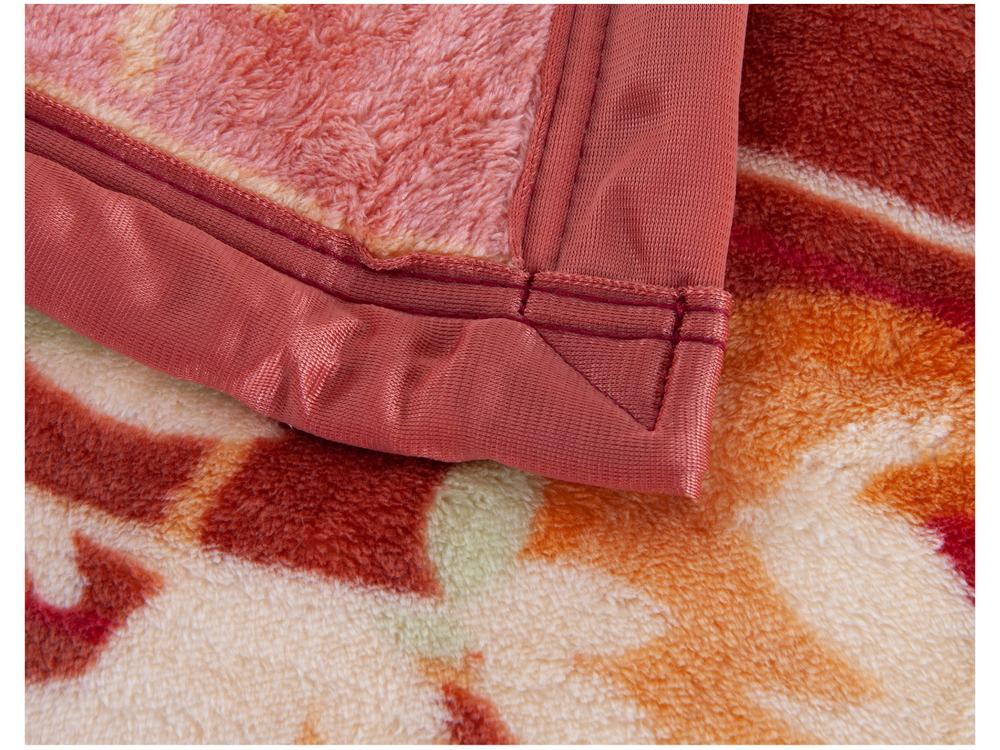 Cobertor Casal Poliéster Dyuri Plus Modalva Tijolo - 5