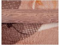 Cobertor Casal Poliéster Dyuri Plus Nilo Bege e Rose - 5