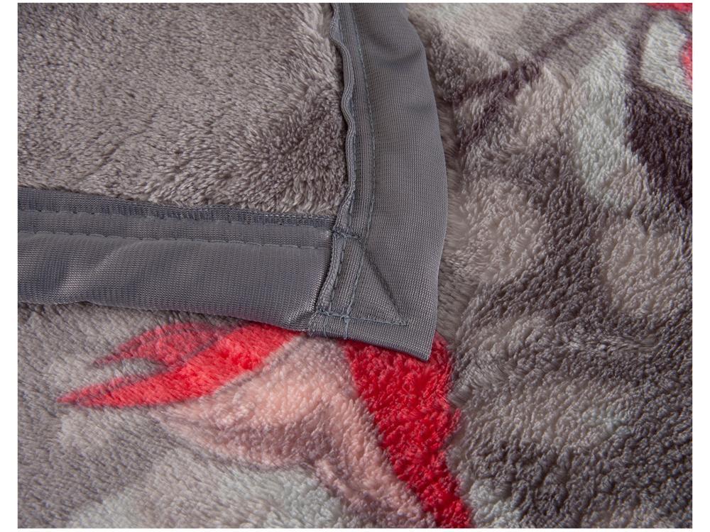 Cobertor Casal Poliéster Dyuri Plus Loire Cinza - 6