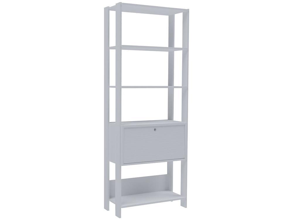 Estante para Livros 1 Porta 4 Prateleiras - 3