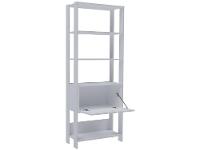 Estante para Livros 1 Porta 4 Prateleiras - 5