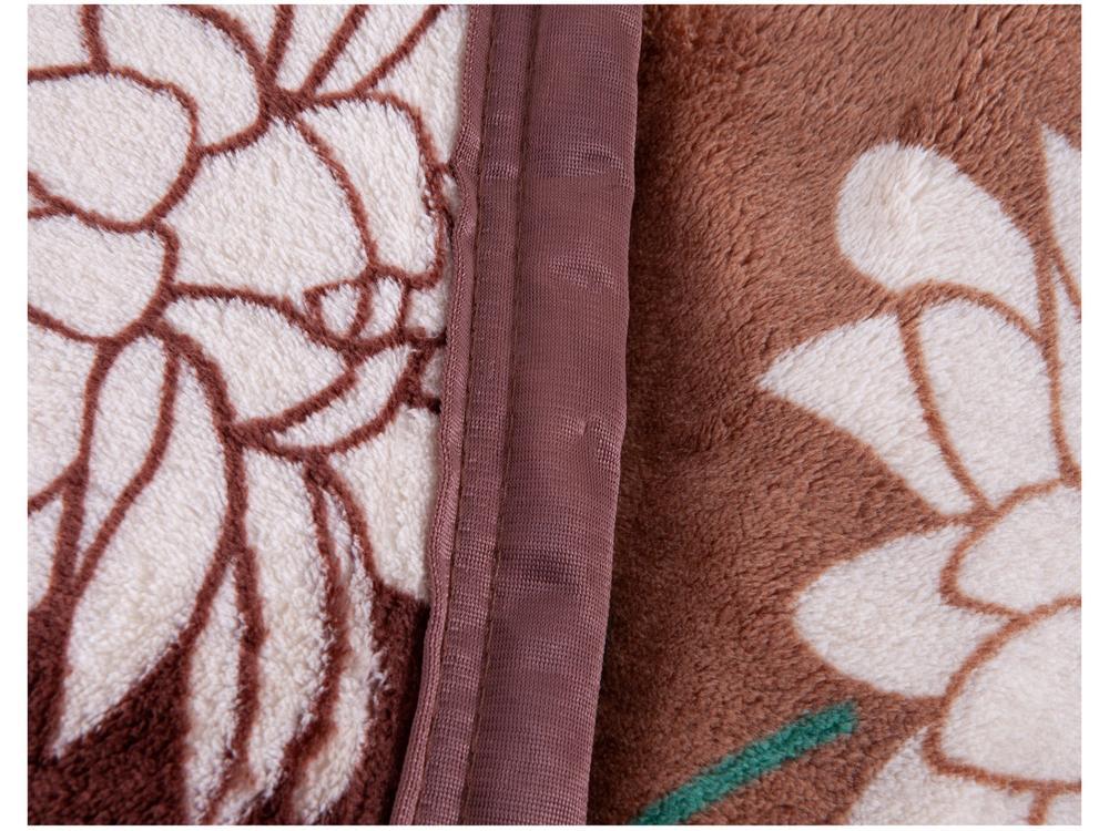 Cobertor Casal Jolitex Poliéster Dyuri Plus Pilcomayo Marrom e Branco - 5