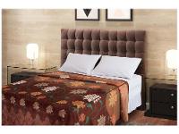 Cobertor Casal Jolitex Poliéster Dyuri Plus Pilcomayo Marrom e Branco - 1