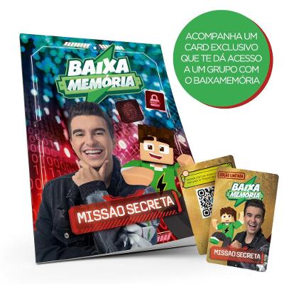 Livro BaixaMemória Missão Secreta + Brinde
