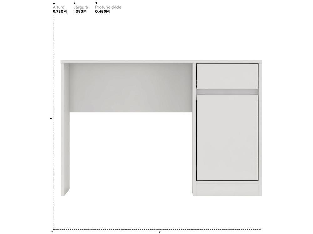 Escrivaninha 1 Gaveta 1 Porta Demóbile Office - 9