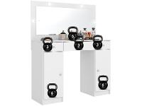 Penteadeira Camarim com Espelho e LED 3 Gavetas 2 Portas Demóbile Carisma - 9