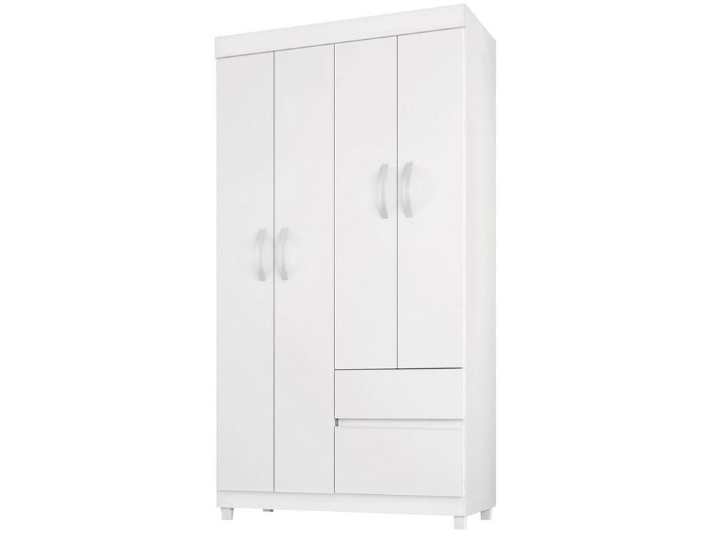 Guarda-roupa Solteiro 4 Portas 2 Gavetas Demóbile Lotus - 1