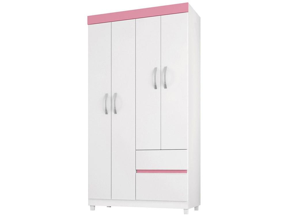 Guarda-roupa Solteiro 4 Portas 2 Gavetas Demóbile Lotus - 6