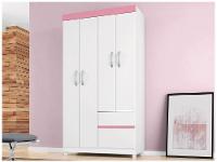 Guarda-roupa Solteiro 4 Portas 2 Gavetas Demóbile Lotus - 5