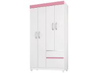 Guarda-roupa Solteiro 4 Portas 2 Gavetas Demóbile Lotus - 6