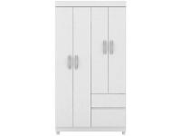 Guarda-roupa Solteiro 4 Portas 2 Gavetas Demóbile Lotus - 9