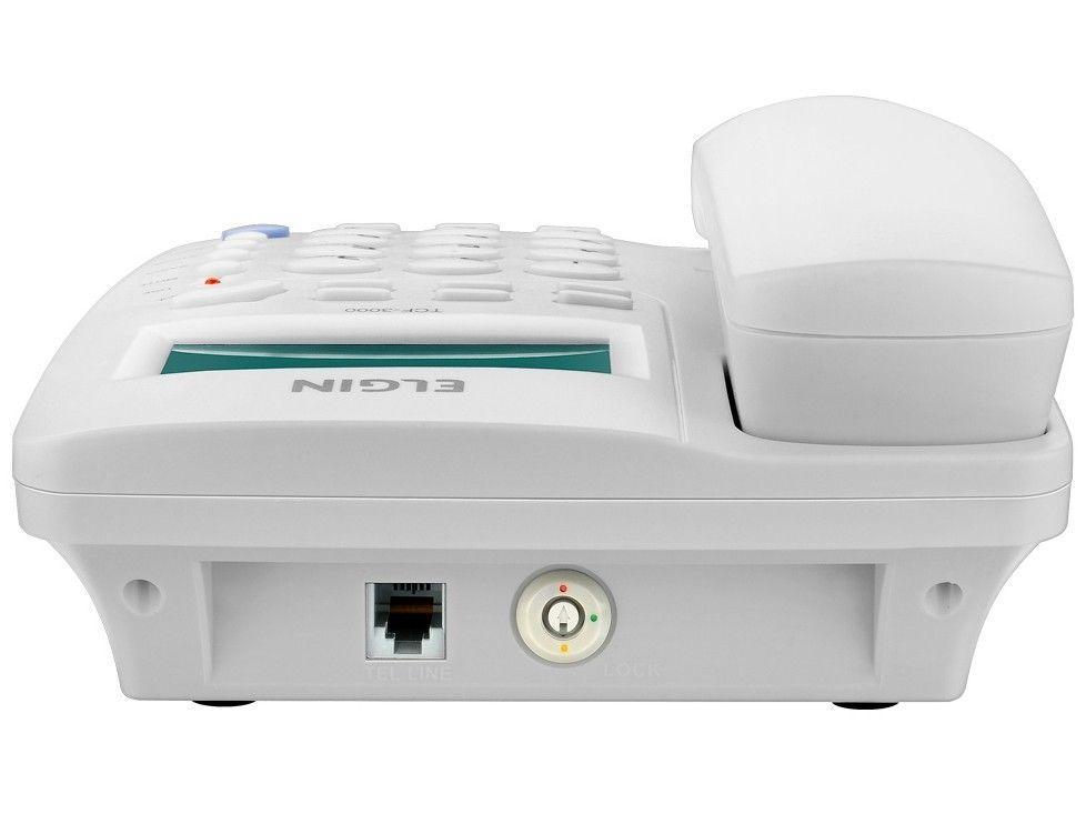 Telefone com Fio Elgin 42TCF3000 Identificador de Chamada Viva Voz Chave Bloqueio - 12