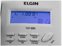 Telefone com Fio Elgin 42TCF3000 Identificador de Chamada Viva Voz Chave Bloqueio - 5