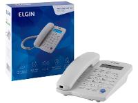 Telefone com Fio Elgin 42TCF3000 Identificador de Chamada Viva Voz Chave Bloqueio - 7