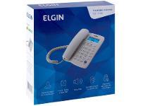 Telefone com Fio Elgin 42TCF3000 Identificador de Chamada Viva Voz Chave Bloqueio - 8