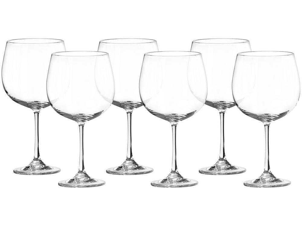 Jogo de Taças para Vinho Cristal 670ml 6 Peças - 1