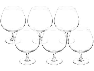 Jogo de Taças para Conhaque Cristal 690ml 6 Peças Bohemia Gastro Brandy