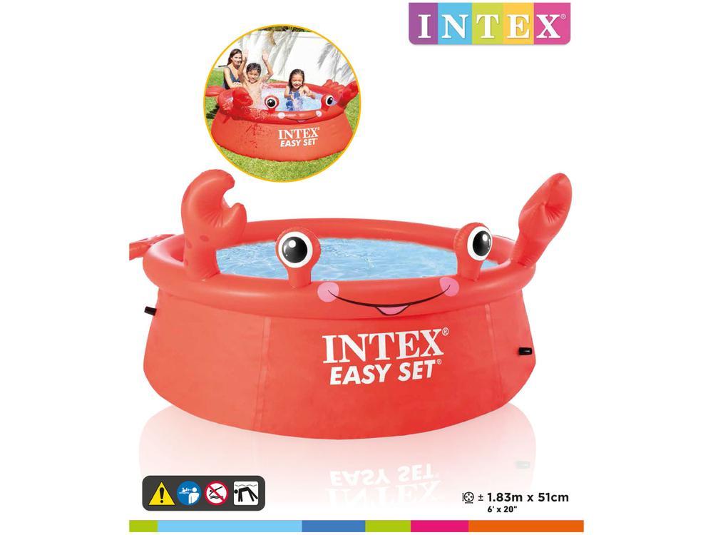 Piscina Infantil Inflável Redonda Intex 880L  - 3