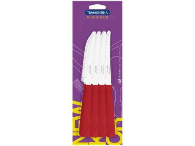 Faca para Churrasco Tramontina Inox 4” New Color 12 Peça