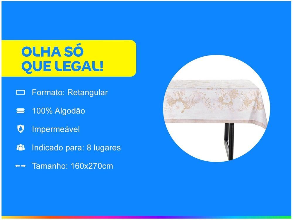 Toalha de Mesa Retangular Buddemeyer - 2