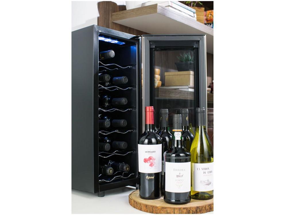 Adega Electrolux 12 Garrafas com LED 1 Portas - 6