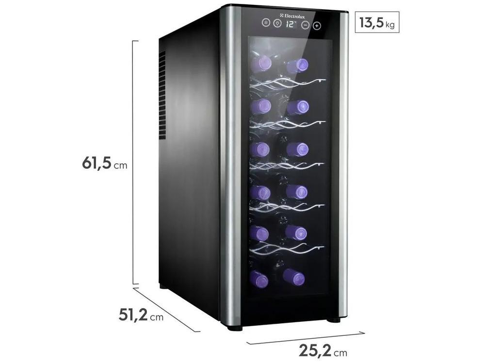 Adega Electrolux 12 Garrafas com LED 1 Portas - 2