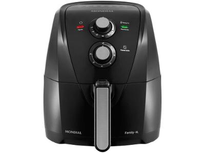 Fritadeira Elétrica sem Óleo/Air Fryer Mondial AFN-40-FB Preto 4L com Timer
