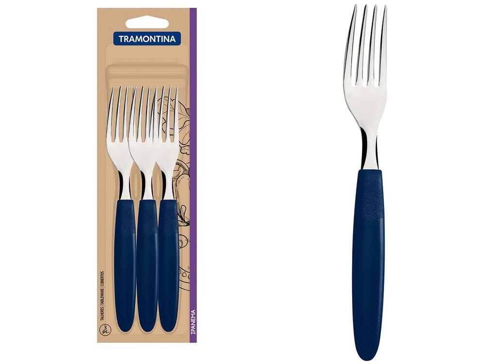 Jogo de Garfos de Mesa Tramontina Inox Ipanema 3 Peças - 1