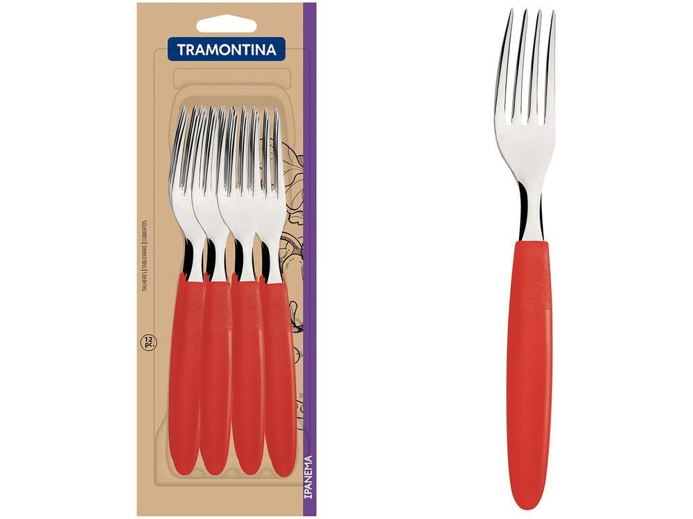 Jogo de Garfos de Mesa Tramontina Inox Ipanema 12 Peças - 1
