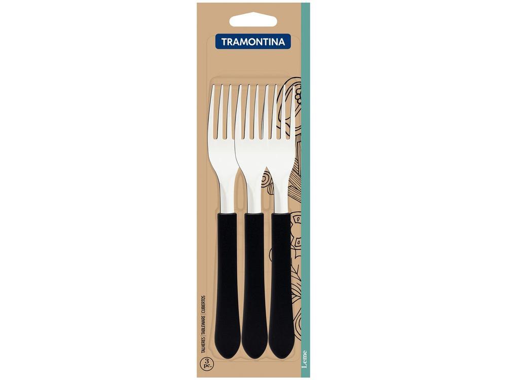 Jogo de Garfos de Mesa Tramontina Inox Leme 3 Peças - 3
