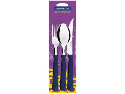Faqueiro Tramontina Inox New Kolor 3 Peças