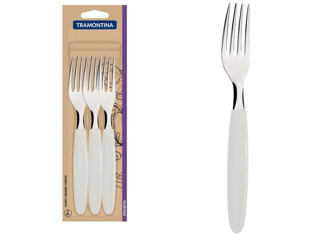Jogo de Garfos de Mesa Tramontina Inox Ipanema 3 Peças - 1