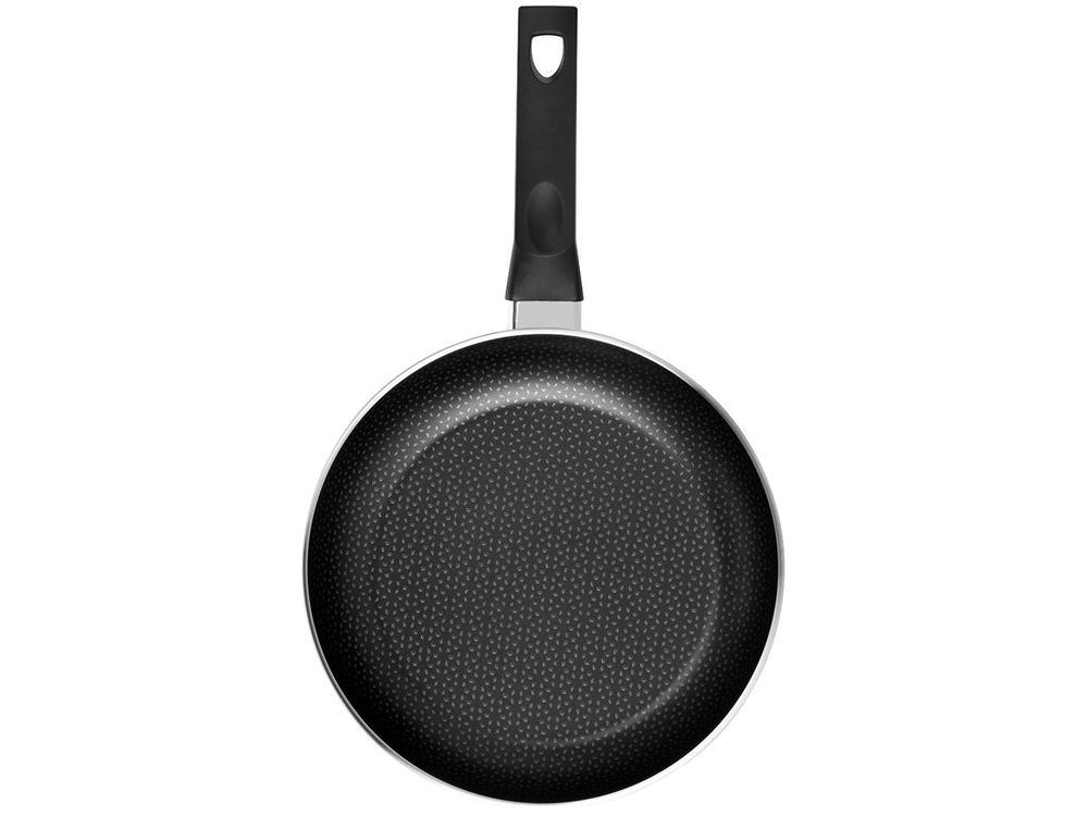 Frigideira Antiaderente Multiflon de Alumínio Amora Preta 22cm - 2