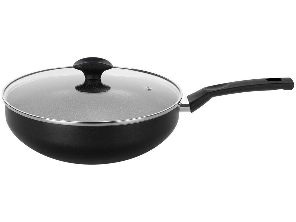 Frigideira Wok Antiaderente Multiflon de Alumínio - 1