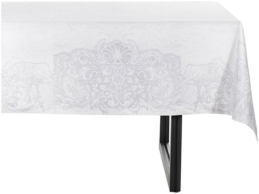 Toalha de Mesa Quadrada Buddemeyer Impermeável Branco 180x180cm Monreale - 1