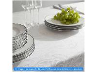 Toalha de Mesa Quadrada Buddemeyer Impermeável Branco 180x180cm Monreale - 3