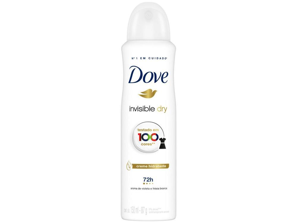 Desodorante Antitranspirante Aerosol Dove Invisible Care 150 ml - 10
