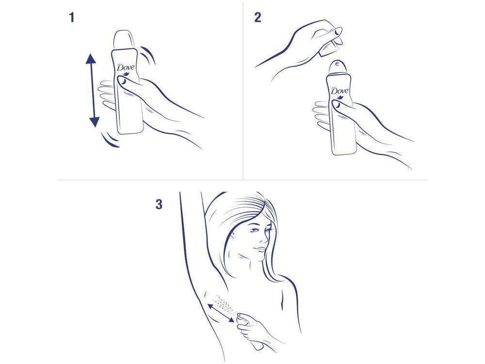 Desodorante Antitranspirante Aerosol Dove Invisible Care 150 ml - 8