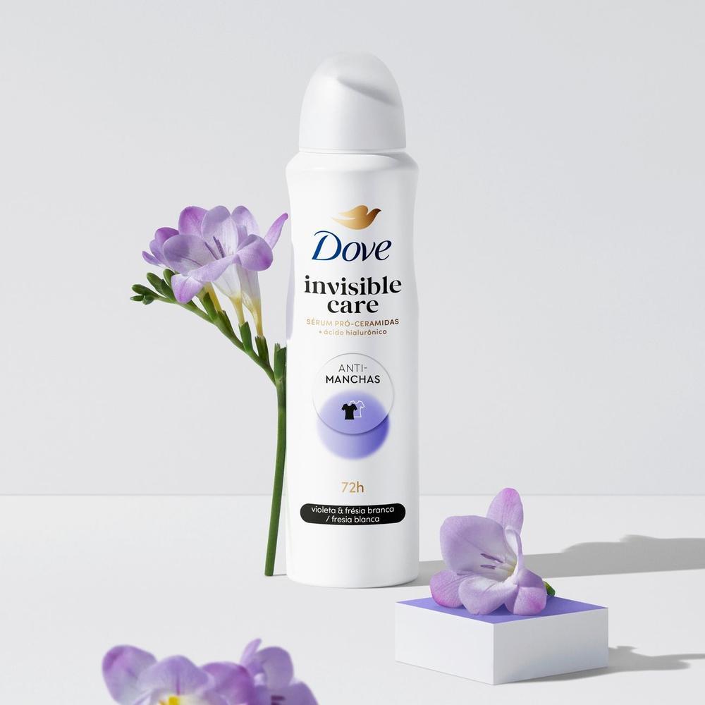 Desodorante Antitranspirante Aerosol Dove Invisible Care 150 ml - 4