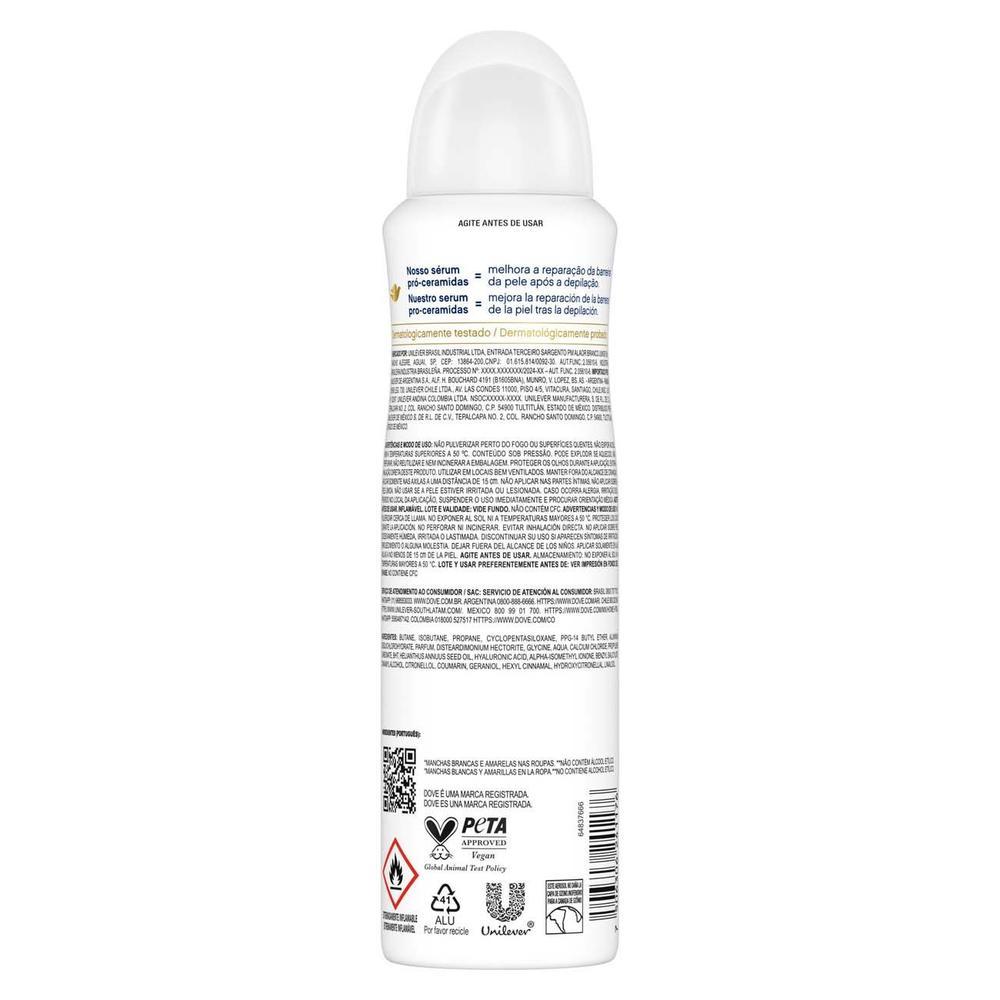Desodorante Antitranspirante Aerosol Dove Invisible Care 150 ml - 9