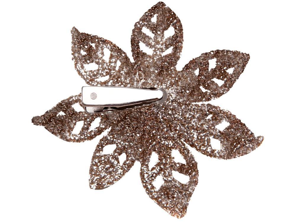 Kit 3 Enfeites para Árvore de Natal Flor - 4