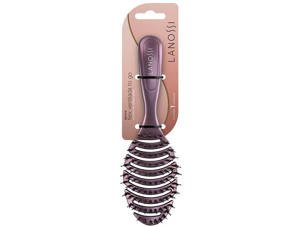 Escova de Cabelo Oval Lanossi - 2