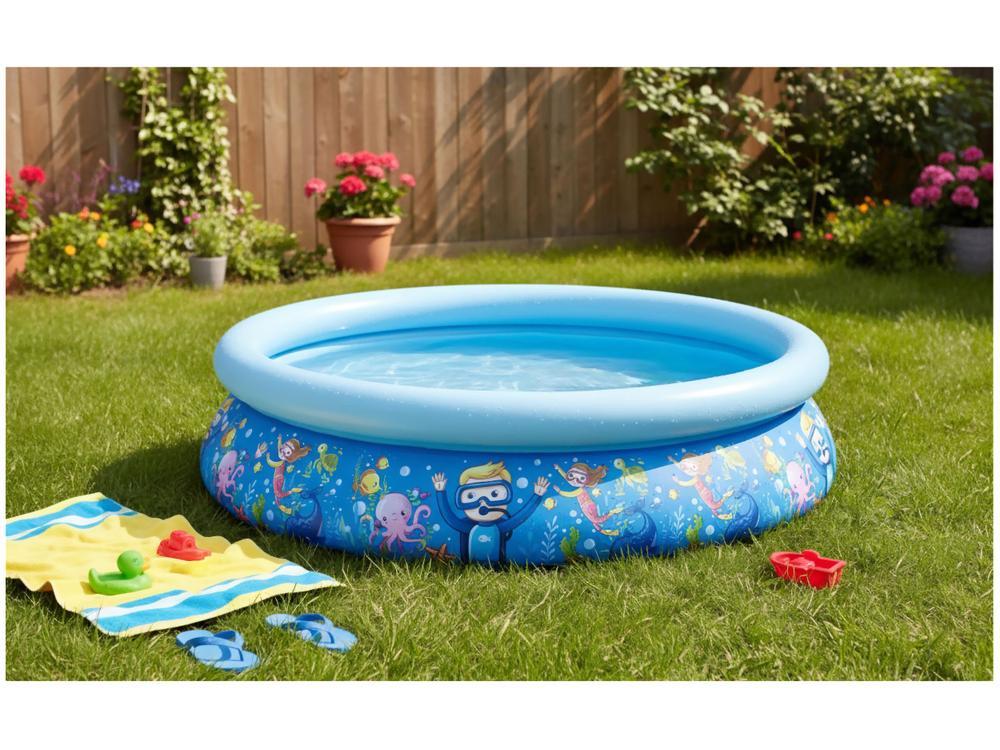 Piscina Infantil Inflável Redonda Jilong 1140L - 4