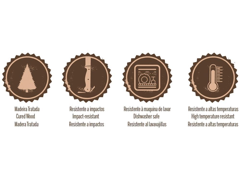 Faca Multiuso Tramontina Inox 5” Polywood - 3