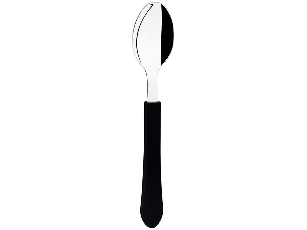 Jogo de Colher Chá Tramontina Leme Preto 3 Peças - 6