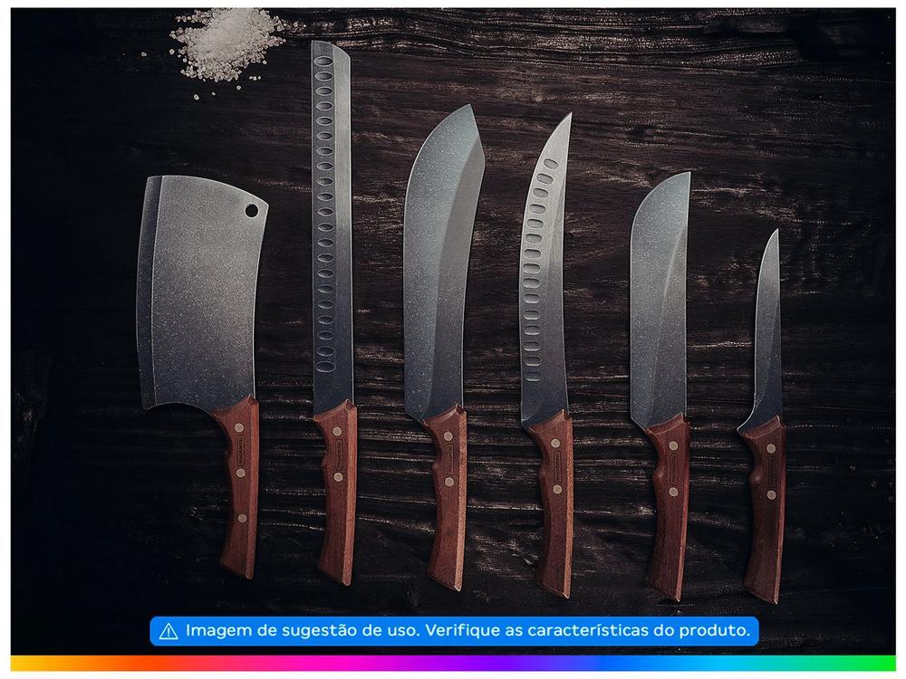 Faca para Carne Tramontina Inox 8” Churrasco Black - 2