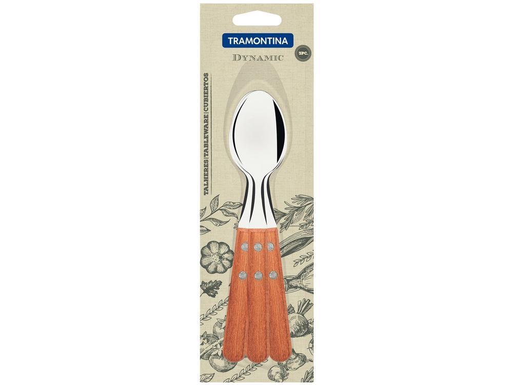 Jogo de Colher Tramontina Dynamic Castanho 3 Peças - 4
