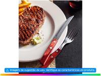Faca para Churrasco Tramontina Inox 5” Polywood - 2