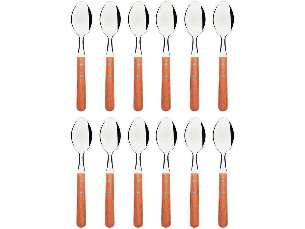 Jogo de Colher Tramontina Dynamic Castanho 12 Peças - 1