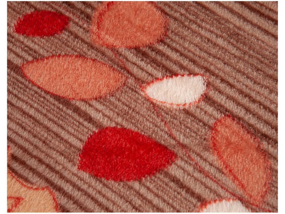 Cobertor Casal Jolitex de Microfibra Sherpa Abrantes Marrom - 7